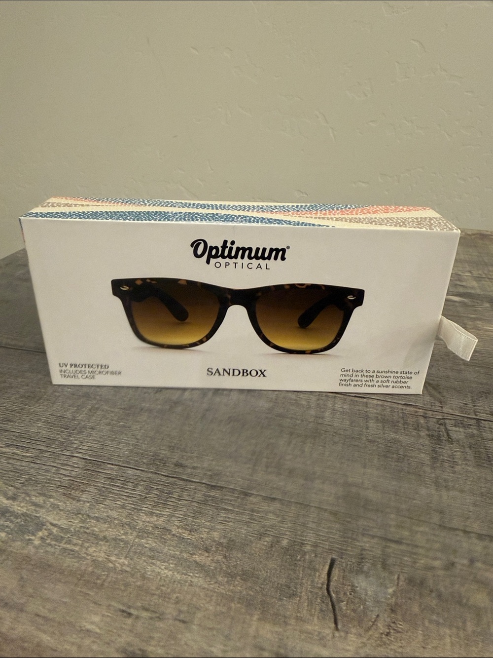 Optimum sandbox Sunglasses - Brown Lenses, Black Frame
